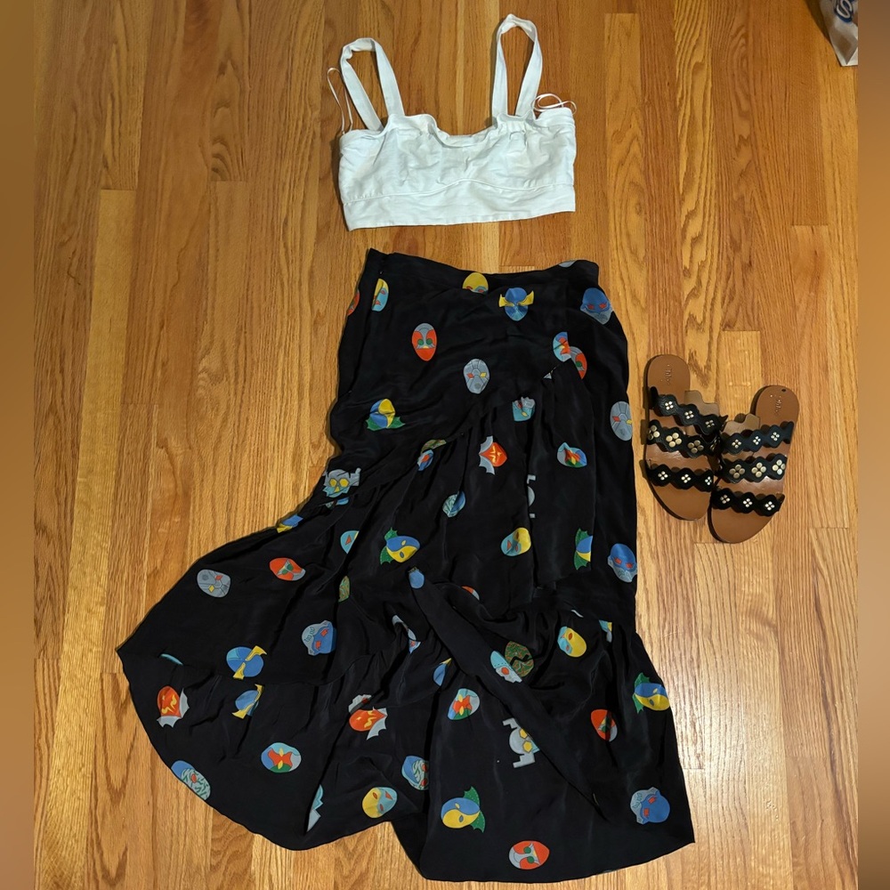 Stella McCartney Alien skirt with side slit